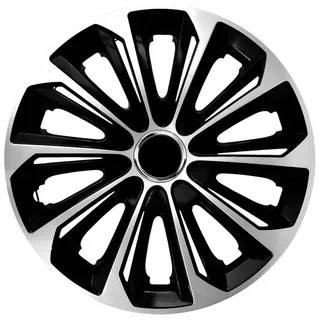 NRM Radzierblende EXTRA Strong schwarz/Silber 16 Zoll 4er Set