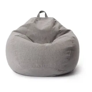Lumaland Sitzsack Comfort Line 250l | 90 x 110 x 50 cm | [Hellgrau]