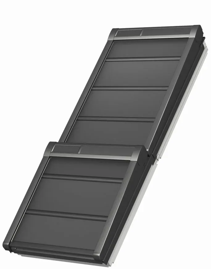 VELUX INTEGRA® Solar-Hitzeschutz-Markise Verdunkelung SSI, 66x140/92 cm (FK08), Aluminiumschiene,GGU,Solar,VELUX