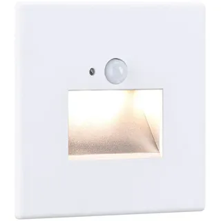 Paulmann LED Wandeinbauleuchte Edge Quadro eckig, 80x42mm 1,2W 25lm 230V 2700K Weiß