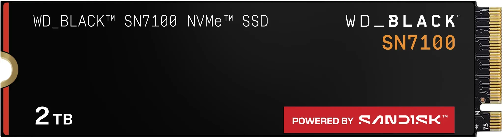 SanDisk WD_BLACK SN7100 SSD 2TB M.2280 PCIe Gen4 NVMe Internes Solid-State-Module