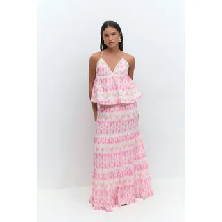 Gina Tricot - Y scandi maxi skirt - Röcke - Rosa - 146/152 - Mädchen - Rosa - 146/152