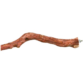 Trixie 58742 Sitzstange mit Schraubbefestigung, Rindenholz, 45 cm/ø 25–50 mm