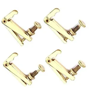 4 Stück Violine Feinstimmer, String Fine Adjuster Tuners Musikinstrument Zubehör für 3/4 4/4 Violine