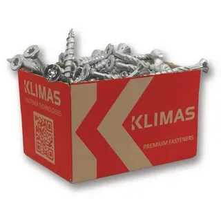 Klimas Spanplattenschr.5x60 Senkkopf hell verz.TORX KLIMAS