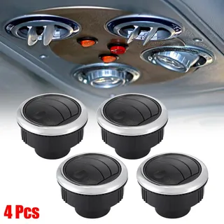 4 Stück AC Luftauslass Entlüftungsknopf für RV Bus Boot Yacht 87 mm 75 mm 46 mm