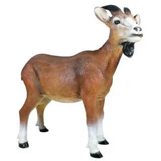 colourliving Ziegenbock Figur Geißbock Figur Ziege Bruce Gartenfigur Tierfigur Gartendekoration