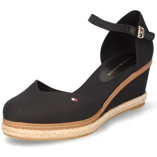 Tommy Hilfiger Basic Closed Toe Mid Wedge mit verstellbarer Schnalle