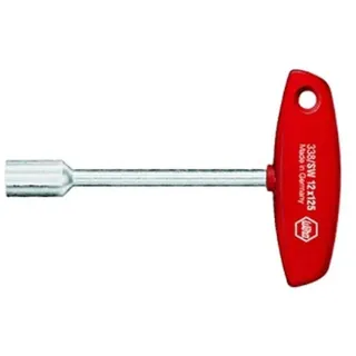 Wiha Stiftschlüssel mit Quergriff Vierkant glanzvernickelt 8 mm x 125 mm