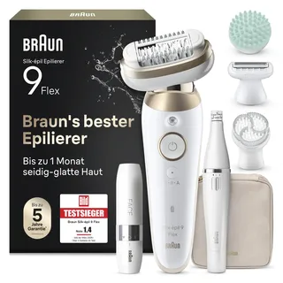 Braun Silk-épil 9 Flex SkinSpa 9-681 Weiß/Gold