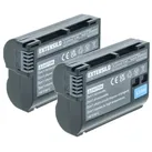 EXTENSILO 2x Akku kompatibel mit Nikon Z7II, Z8, Z f, ZR Kamera (2250 mAh, 7 V, Li-Ion), Infochip