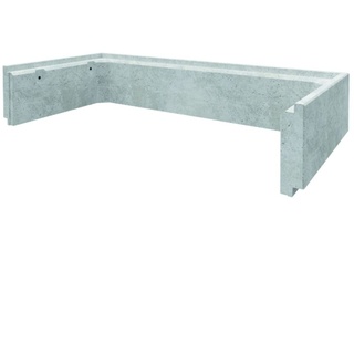 ACO Betonaufsatz Grau für Betonlichtschacht, 820x200 mm, 600 mm