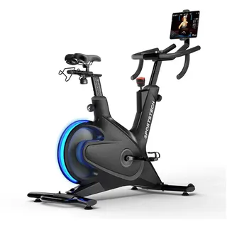 Sportstech Speedbike sBike Lite, LED-Funktion & App Support, Innovatives Speedbike schwarz