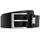 Herrengürtel Leder 105 cm schwarz