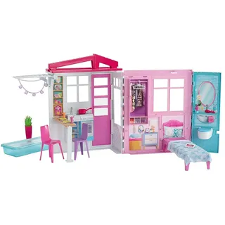 Barbie Ferienhaus mit Möbeln