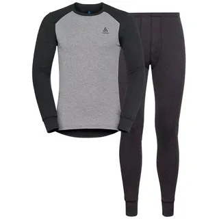 Odlo Active Warm Eco Funktionsunterwäsche-set - Dark Grey Melange / Grey Melange - L