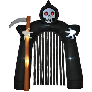Homcom Aufblasbare Halloween-Dekoration, Polyester