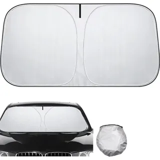 FELIXLEO Autosonnenschutz Faltbarer Sonnenschutz Auto UV Schutz Frontscheibe 140x70 cm, (2-St)
