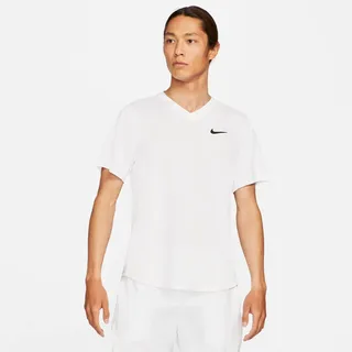 Nike Court Dri-FIT Victory Herren-Tennisoberteil White/White/Black XXL