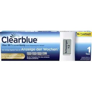 WICK Clearblue Schwangerschaftstest mit Wochenbestimmung