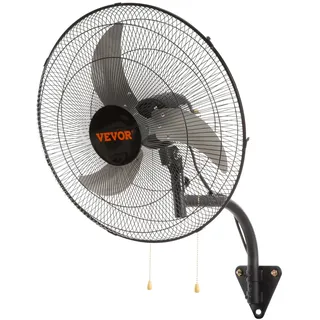 Vevor 49 cm Wandventilator Schwarz
