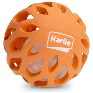 Karlie Gitterball mit TPR LED Leuchtkugel orange