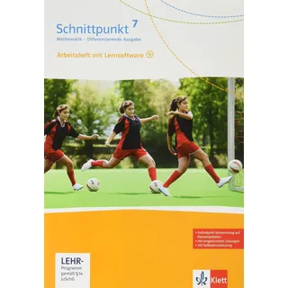 Klett Schulbuchverlag Schnittpunkt Mathematik 7. Differenzierende Ausgabe. Arbeitsheft mit Lösungsheft und Lernsoftware Klasse 7