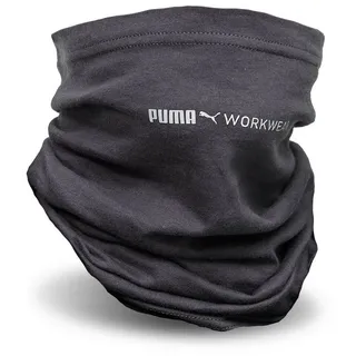Puma WORK WEAR Damen und Herren Multifunktionstuch - Schlauchschal - Halswärmer - Winddicht - Ideal für die Outdoor Arbeit - Ebony - Einheitsgröße