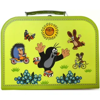 Edition Trötsch Kinderkoffer 16296 "Maulfwurf und seine Freunde" grün medium 20 cm