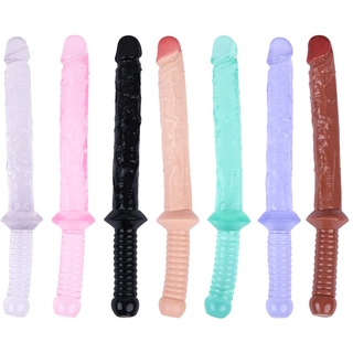 ZYDHHP 39cm XL Schwert Dildo Realistischer Dildo Mit Griff Schwert Penis Anal Vagina Dildo Anal Plug Für Frauen Butt Plug Prostata Stimulation Masturbation Sexspielzeug Für Paare,Green