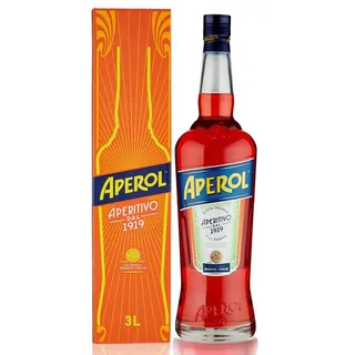 Aperol Aperitivo, 11% - Aperol Spritz – Italiens Nr. 1 Cocktail, 1 x 3 L - XL Flasche - das Original