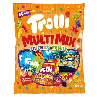 Trolli MULTI MIX Friends & Family Fruchtgummi 18 St./ 430,0 g