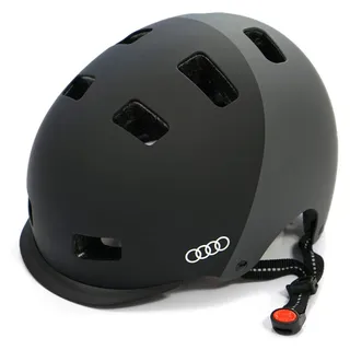Audi Helm E-Scooter Fahrradhelm Schutzhelm, Größe L, Silver