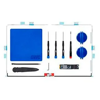OWC 2,0 TB Aura Pro X2 Gen4 NVMe SSD-Upgrade für 27 Zoll und 21,5 Zoll iMac-Modelle (Ende 2013 2019), Hochleistungs-NVMe-Flash-Lösung, Werkzeuge, Displayband, Installationskomponenten