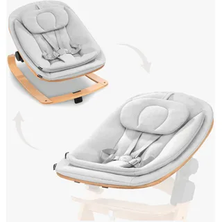 hauck Eco 3-in-1 Babywippe für Hochstuhl, Light Grey