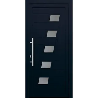 PANTO Haustür Modell K043 DIN links anthrazit 110 x 210 cm