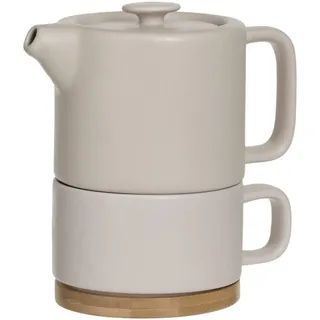 SECRET DE GOURMET - Teekanne mit Tasse in beige Gr.: onesize