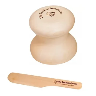 Lebkuchenglocke by Neustanlo Neustanlo® Lebkuchenglocke Spar-Set mit Spatel Lebkuchenformer Lebkuchenform Lebkuchen Form (7 cm inkl Spatel)