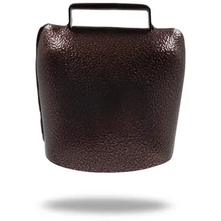 Kuhglocke aus Metall mit Griff, große Kuhglocke, Geräuschmacher, Laute Glocke, antikes Kupfer-Finish, Glocken für Bauernhof, Fußball, Sportveranstaltungen, Musikinstrumente