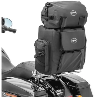 OEM Wasserdichte Sissybar Tasche mit Gepäckrolle Für Chopper WPL Hecktasche