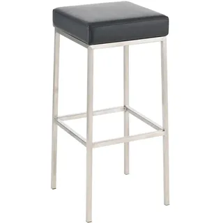 CLP Barhocker Montreal Kunstlederbezug edelstahl/schwarz