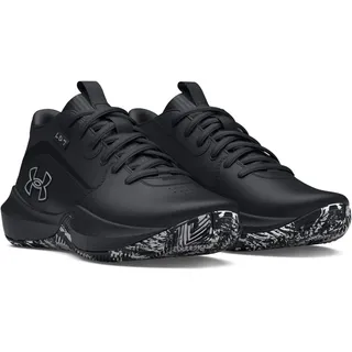 Under Armour GS Lockdown 7 Basketballschuhe Kinder 004 - black/black/metallic silver 35.5