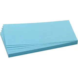 Franken Moderationskarten blau 9,5 x 20,5 cm, 500 Blatt