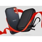 SanDisk Extreme Portable SSD V2 2 TB USB-C 3.1 (10Gb/​s) externe SSD inklusive Schutztasche