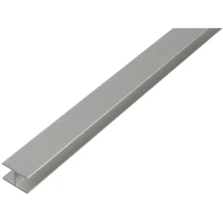 GAH Alberts H-Profil Aluminium 30 mm x 30 mm x 1.000 mm Silber