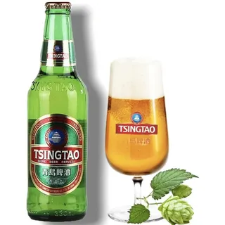 24 x Tsingtao Bier aus China, in der 0,33 l Flasche (5,55E/L)