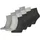 Quarter Socken 12-Paar Schwarz 47-49