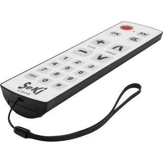 Seki Care lernfähige, abwischbare Universal-Fernbedienung mit großen Tasten - für Krankenhäuser + Seniorenheime