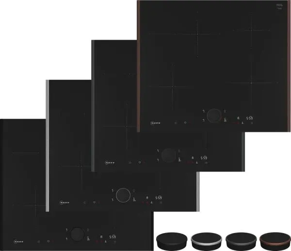 Neff Collection T56YYF4C0 - N90 Induktionskochfeld mit 7 Jahre Garantie, TwistPad Flex®, Bräter Zone, Mit Rahmen aufliegend, Flex Design, 60 cm