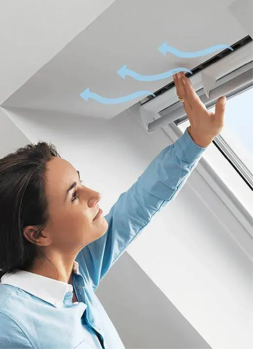 VELUX Lüftungselement für Schwingfenster ZZZ 214  TM0 f. Ausstiegsfenster Br.M, Alu